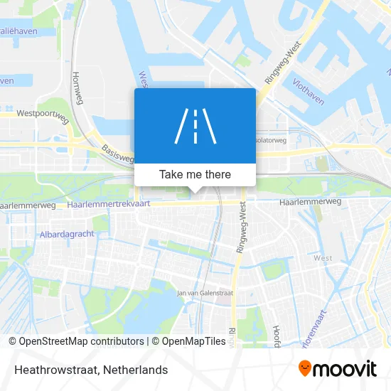 Heathrowstraat map