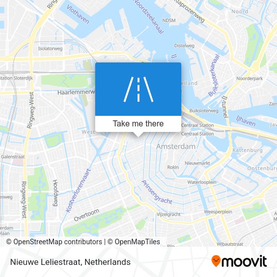 Nieuwe Leliestraat map