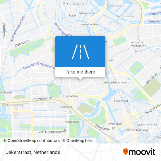 Jekerstraat map