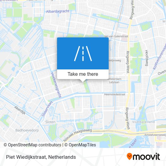 Piet Wiedijkstraat map