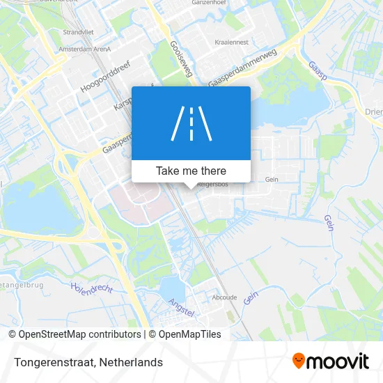 Tongerenstraat map