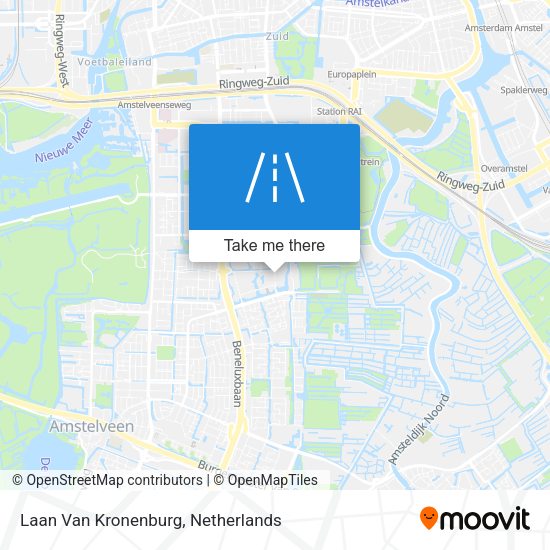 Laan Van Kronenburg map