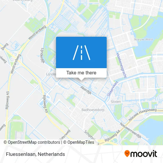 Fluessenlaan map