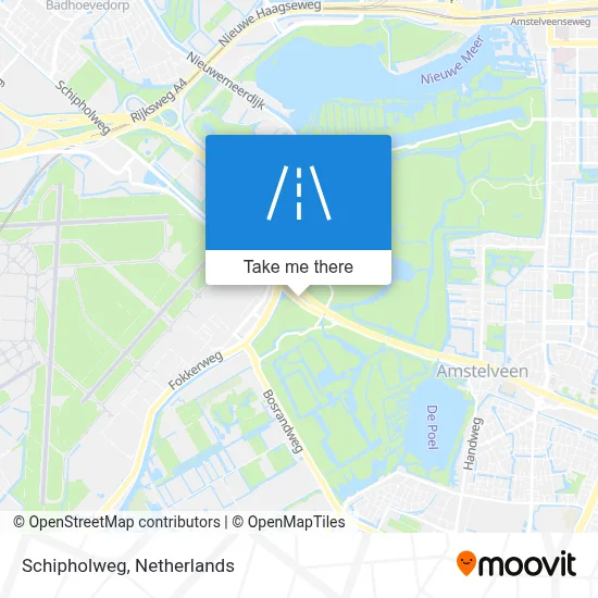 Schipholweg map