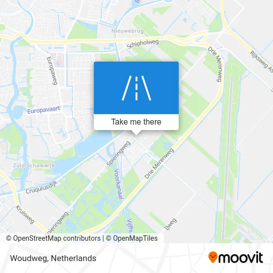 Woudweg map