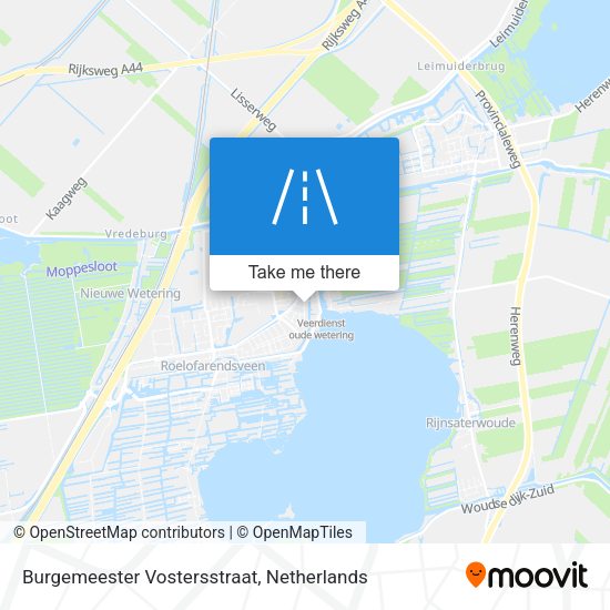 Burgemeester Vostersstraat map