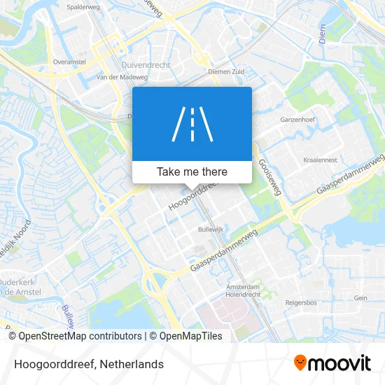 Hoogoorddreef map