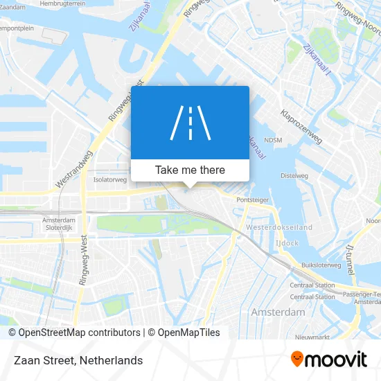 Zaanstraat map