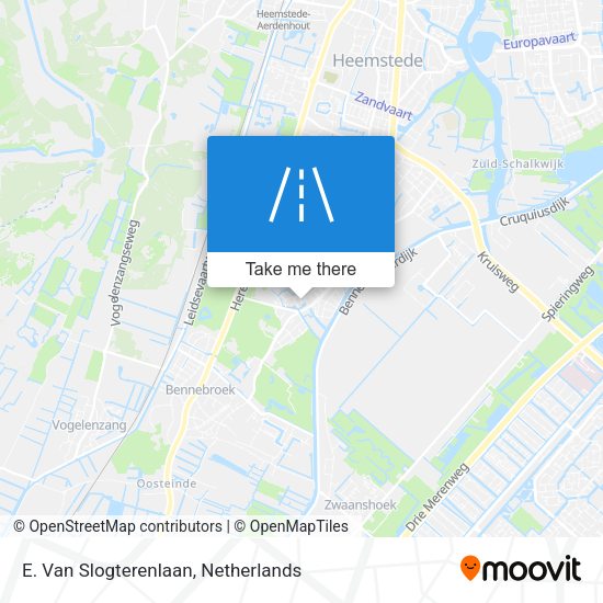 E. Van Slogterenlaan map