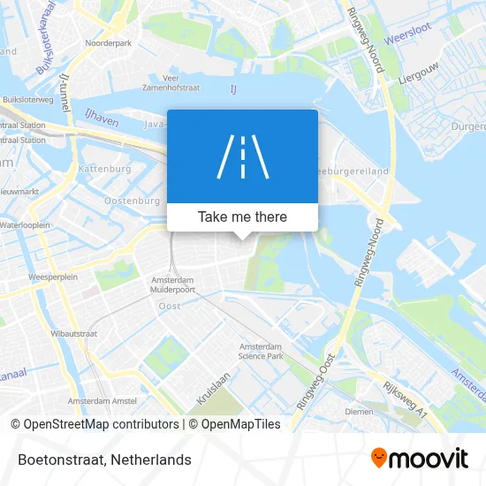 Boetonstraat map