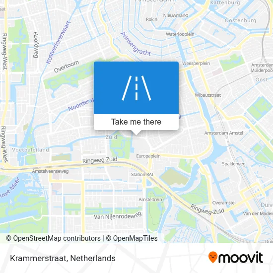 Krammerstraat map