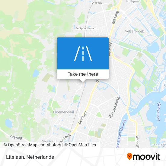 Litslaan map