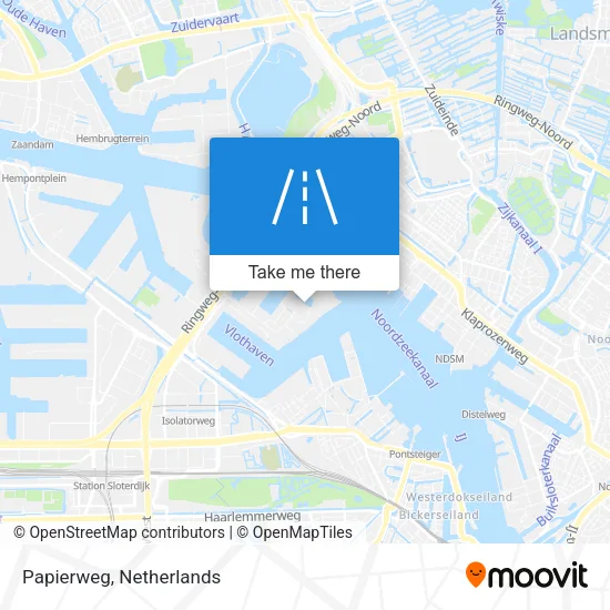 Papierweg map