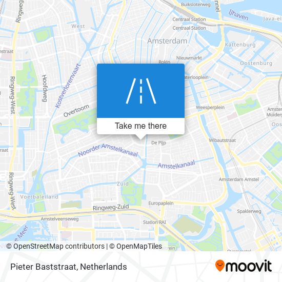 Pieter Baststraat map