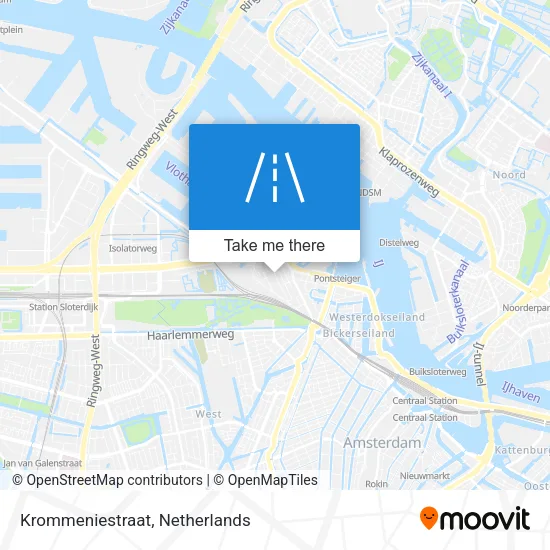 Krommeniestraat map