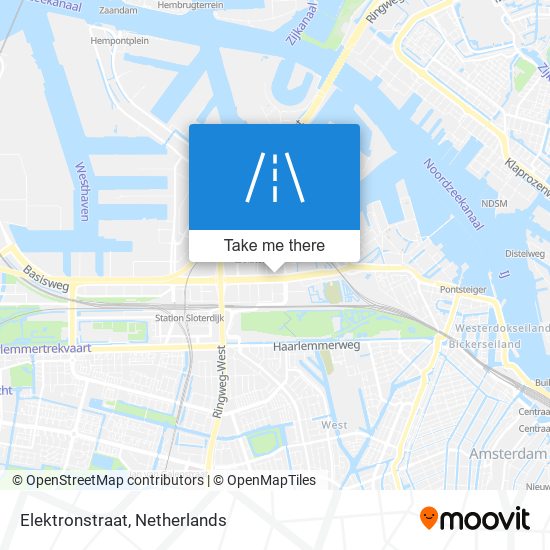 Elektronstraat map