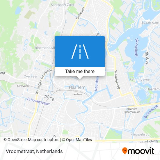 Vroomstraat map