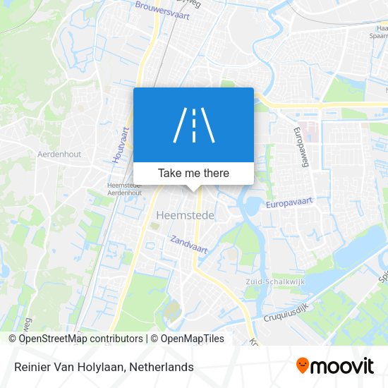 Reinier Van Holylaan map