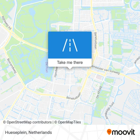 Hueseplein map