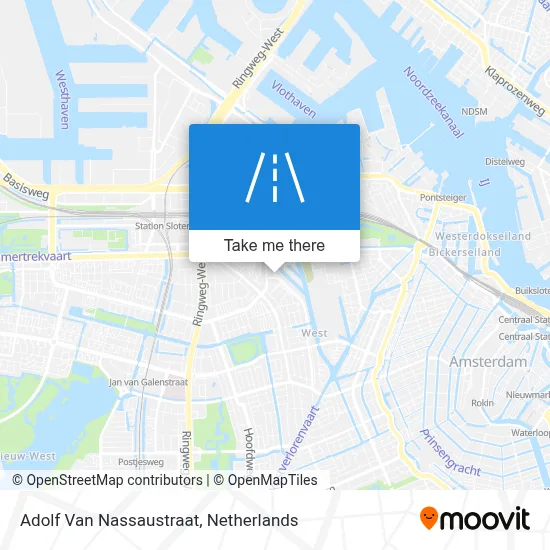 Adolf Van Nassaustraat map