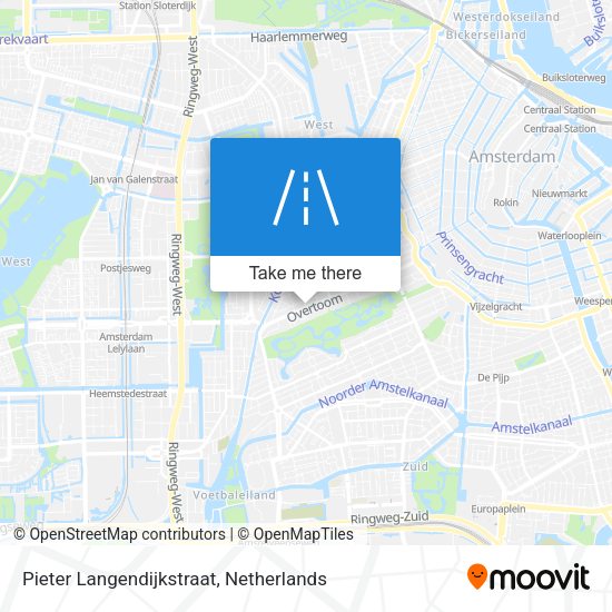 Pieter Langendijkstraat map