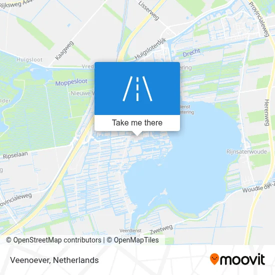 Veenoever map