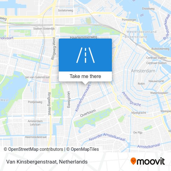 Van Kinsbergenstraat map