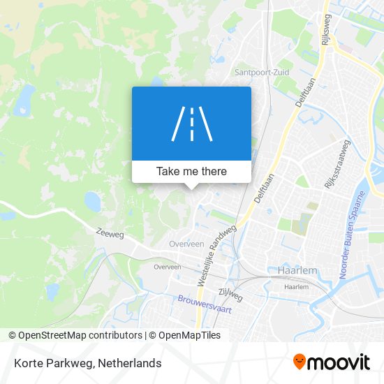 Korte Parkweg map