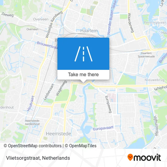 Vlietsorgstraat map