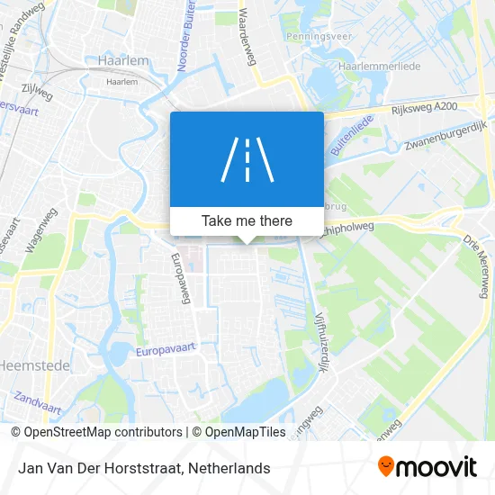 Jan Van Der Horststraat map