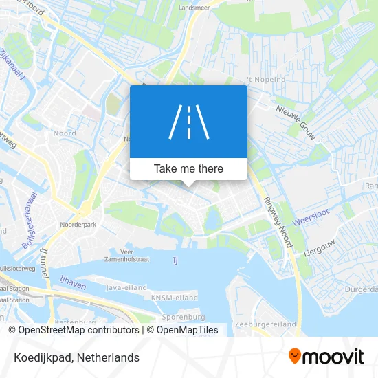 Koedijkpad map