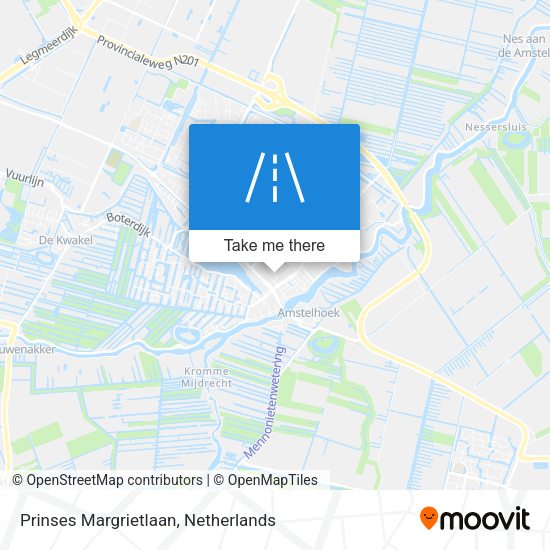 Prinses Margrietlaan map