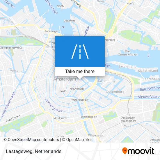 Lastageweg map