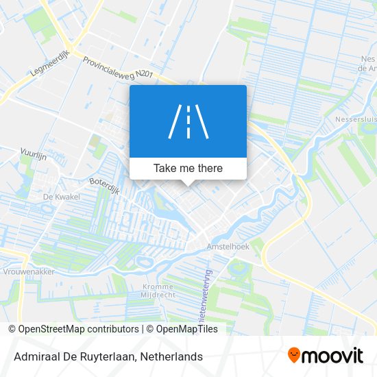 Admiraal De Ruyterlaan map