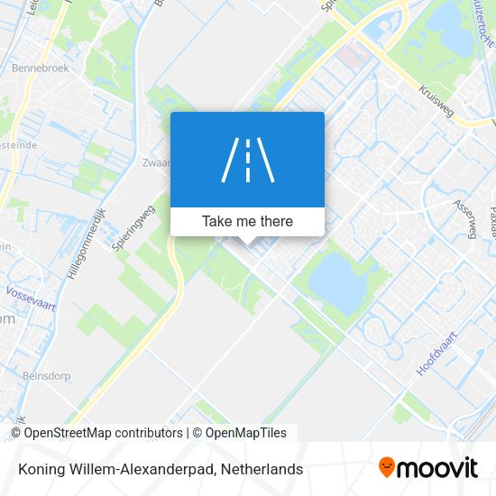 Koning Willem-Alexanderpad map