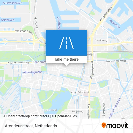 Arondeusstraat map