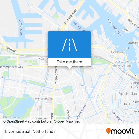 Livornostraat map