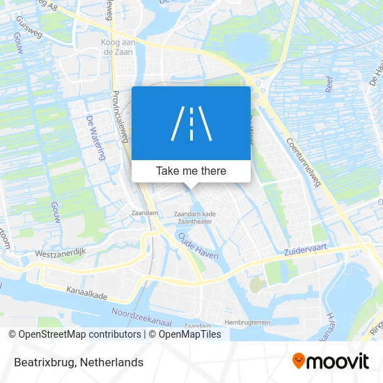 Beatrixbrug map