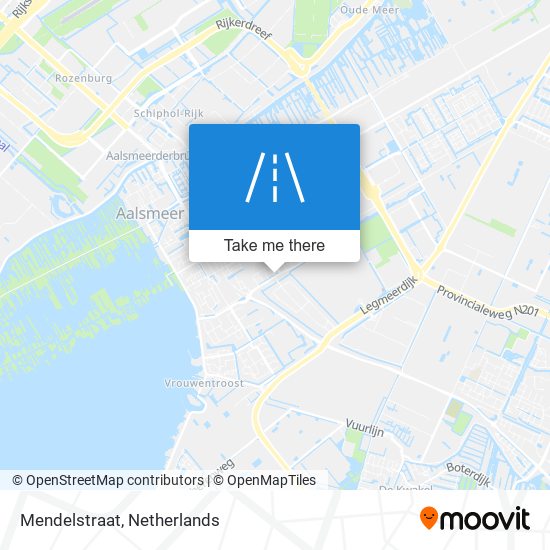 Mendelstraat map