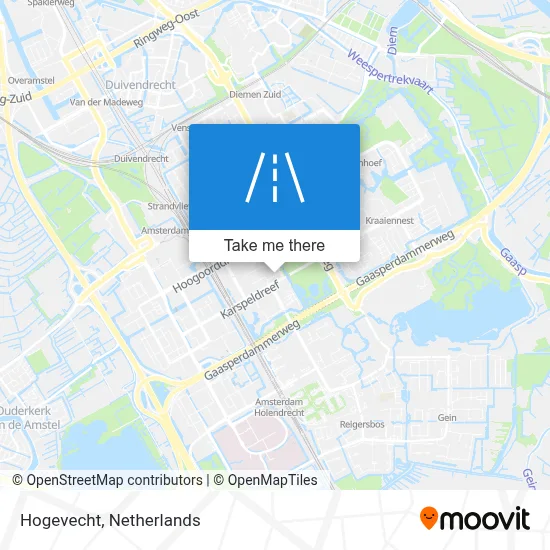 Hogevecht map