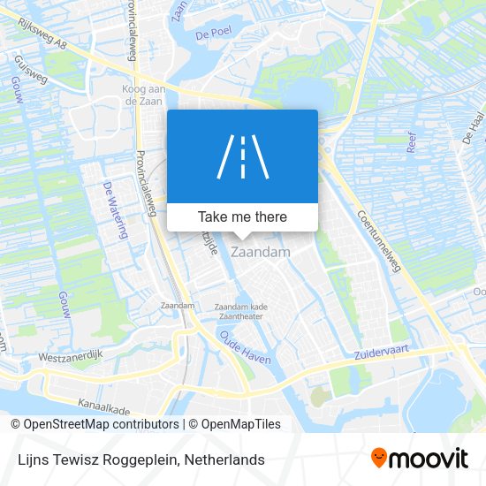 Lijns Tewisz Roggeplein map