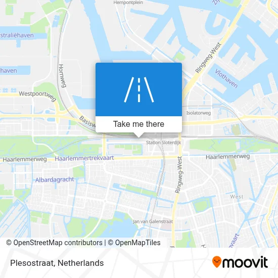 Plesostraat map