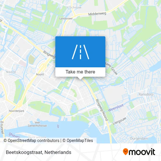 Beetskoogstraat map