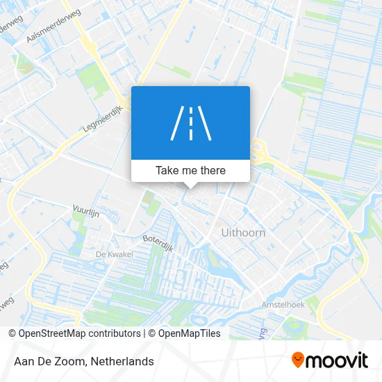 Aan De Zoom map