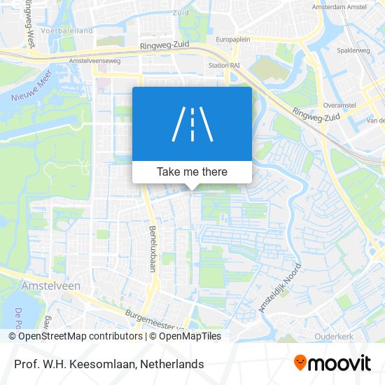 How To Get To Prof. W.H. Keesomlaan In Amstelveen By Train, Bus, Light Rail  Or Metro?