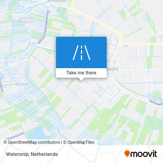 Watersnip map