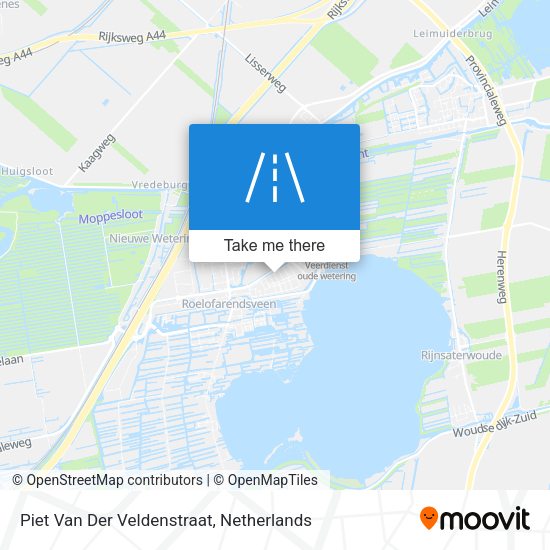 Piet Van Der Veldenstraat map