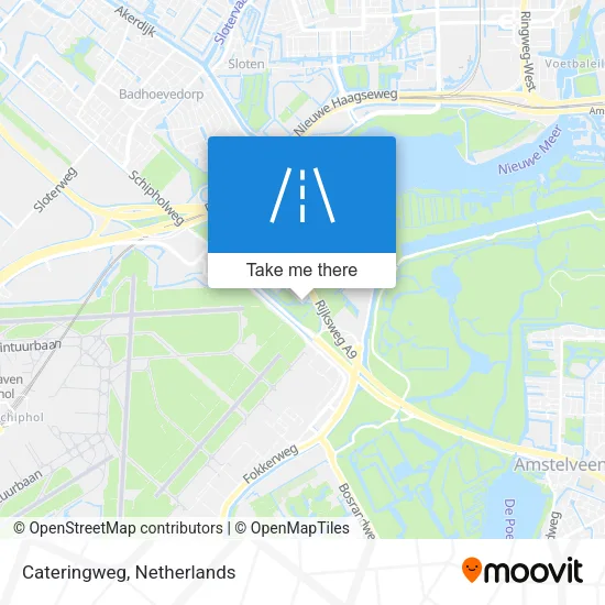 Cateringweg map
