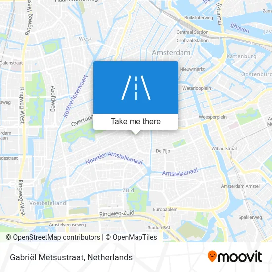 Gabriël Metsustraat map