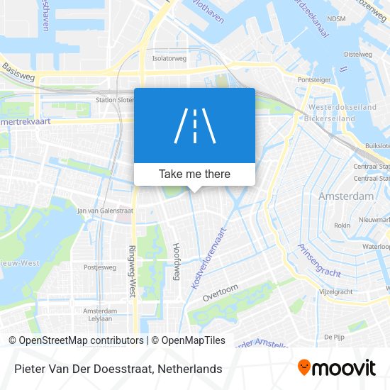 Pieter Van Der Doesstraat map